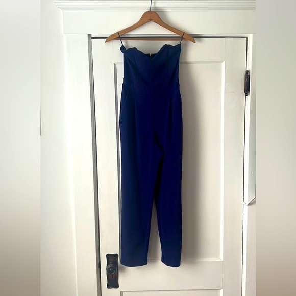 Periwinkle jumpsuit strapless from Xpress in size 2 - Picture 1 of 3